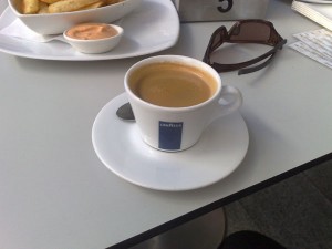 Long Black Coffee at Cafe Chez Laila